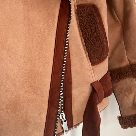 Scotch & Soda Suede biker winter jacket - Picture 3 of 8